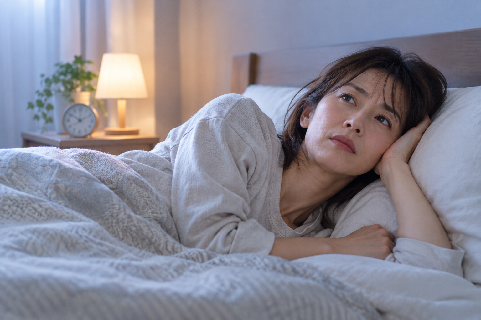眠れない夜を、ひとりで抱えない。夜中に目が覚める不眠に、身体から向き合う鍼灸ケア